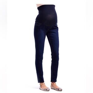 Jessica Simpson dark maternity jeans - size petite small